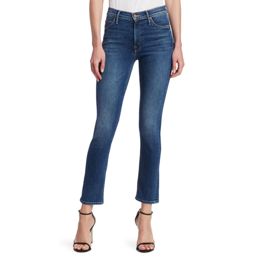 MOTHER The Mid Rise Dazzler Ankle Jeans Pardon My French Size 26